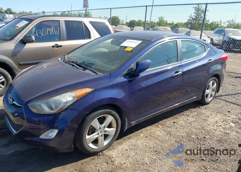 2013 Hyundai Elantra Gls from USA, damaged, VIN 5NPDH4AE1DH176995